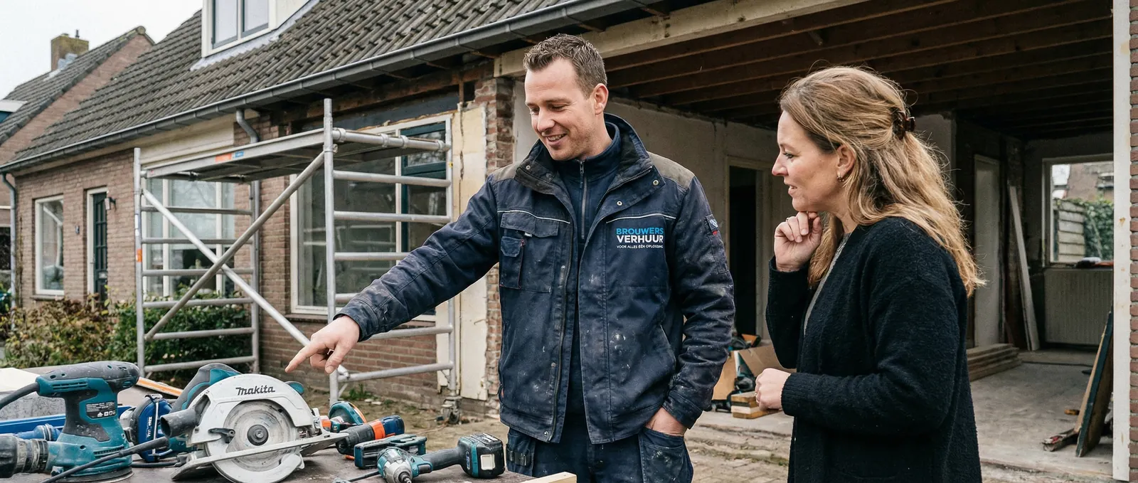Deskundig advies over verhuurmaterieel voor bouw-, renovatie- en industrieprojecten